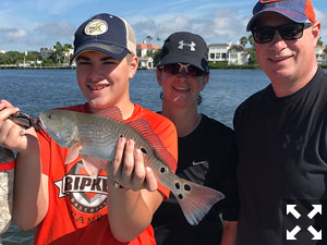 A true family affair as Mother, Father and Son all had a great time on the water.