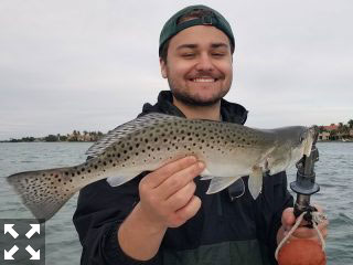 That's a nice looking speckled Sea Trout.