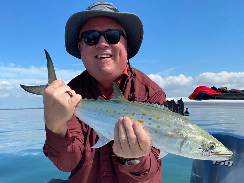 Mitch Burks enjoyed a picture perfect day on Sarasota Bay.