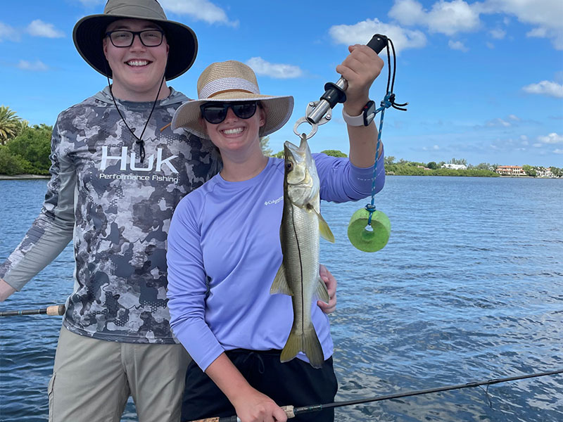 Trey and Abby caught these beautiful fish in Sarasota bay while fishing this week with Capt. Brandon Naeve.