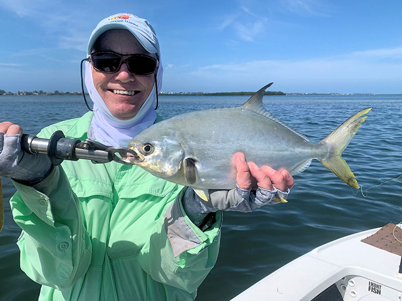 March should be a great month for a variety of seasonal species. Ray Hutchinson, from MI, had good action catching and releasing pompano.