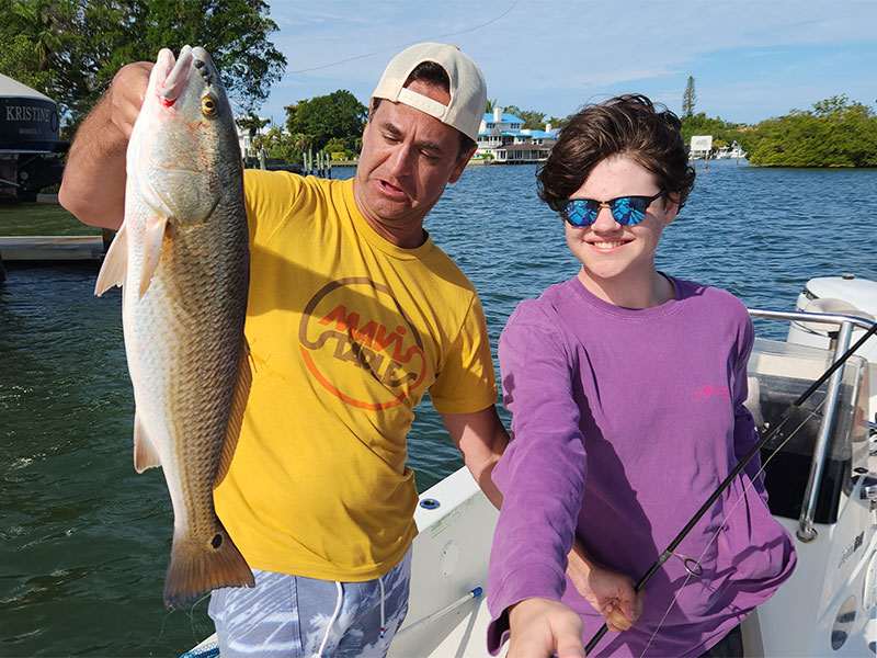 Some nice looking Redfish were there for the taking.