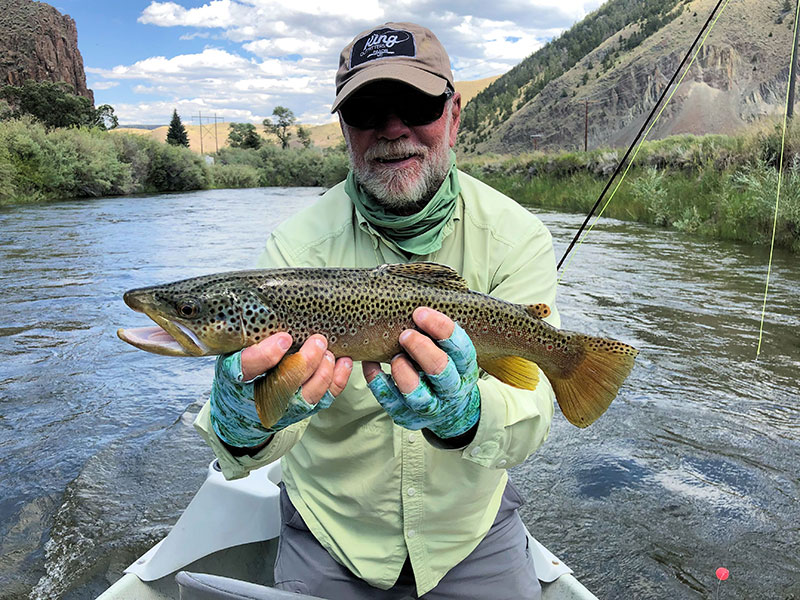 Capt. Rick Grassett Fly-Fishing in Montana.