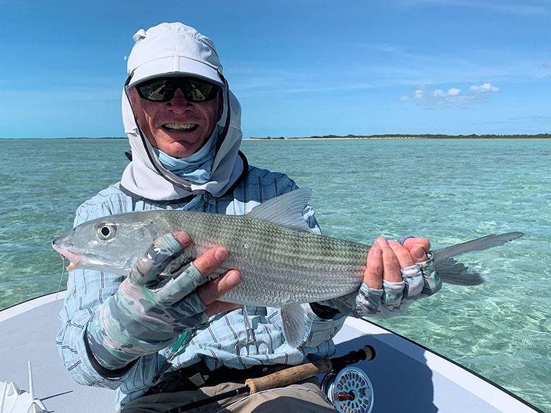 Rick Happle, from Tampa, with a Mars Bay bonefish.