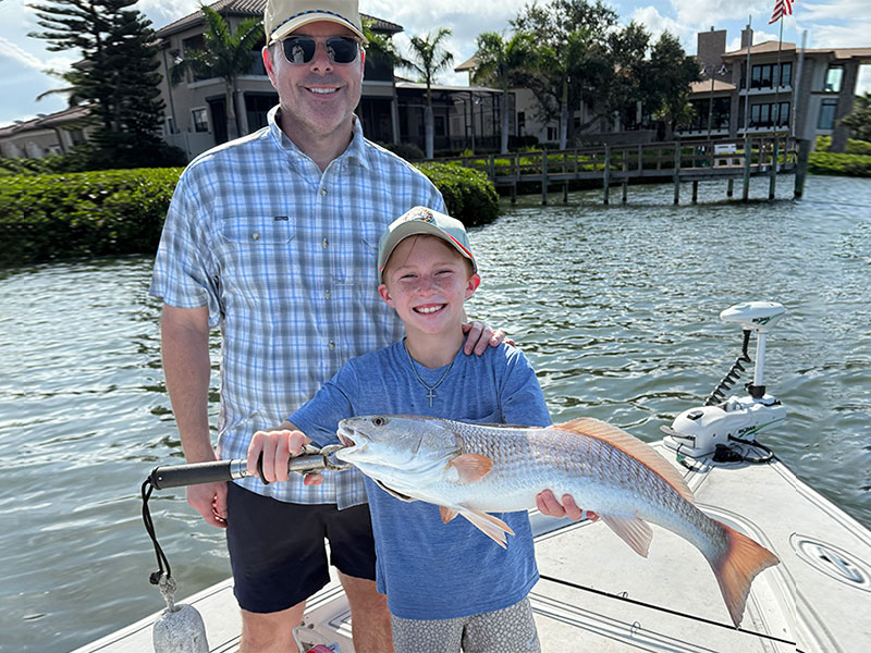 The Honer family had a great time fishing Sarasota Bay.