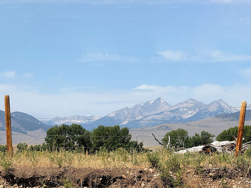 Breathtaking Montana river scenery, it's a long way from Sarasota Bay.
