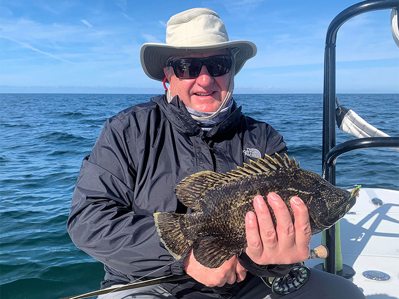 Tripletail should be a good option during December. Greg Stepanski, from Tampa, caught and released his first one on a fly while fishing the coastal gulf with Capt. Rick Grassett in a previous December.